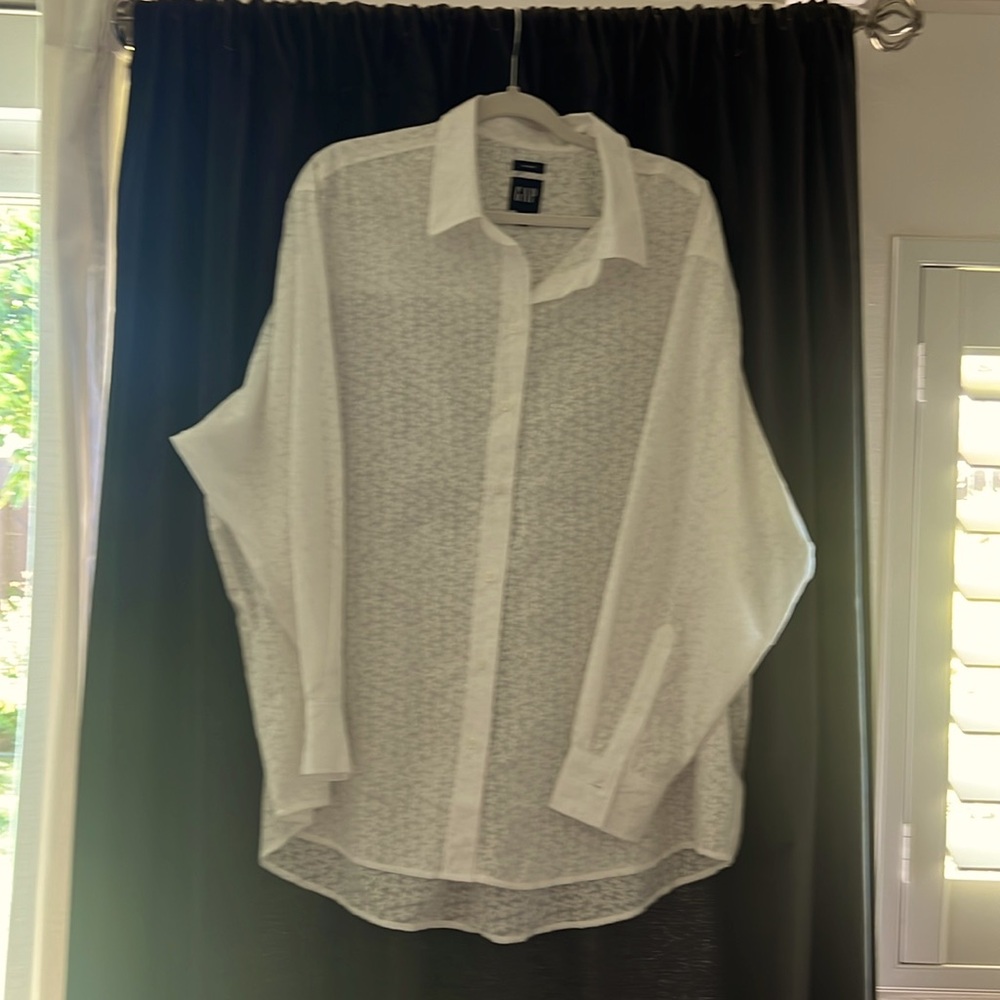 Oversized button down weekend shirt